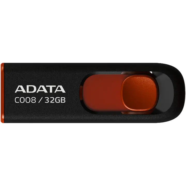 Memorie USB Adata AC008-32G-RKD | 32GB, Negru