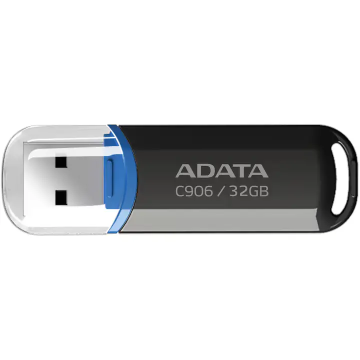 Memorie USB Adata AC906-32G-RBK | 32GB, Negru