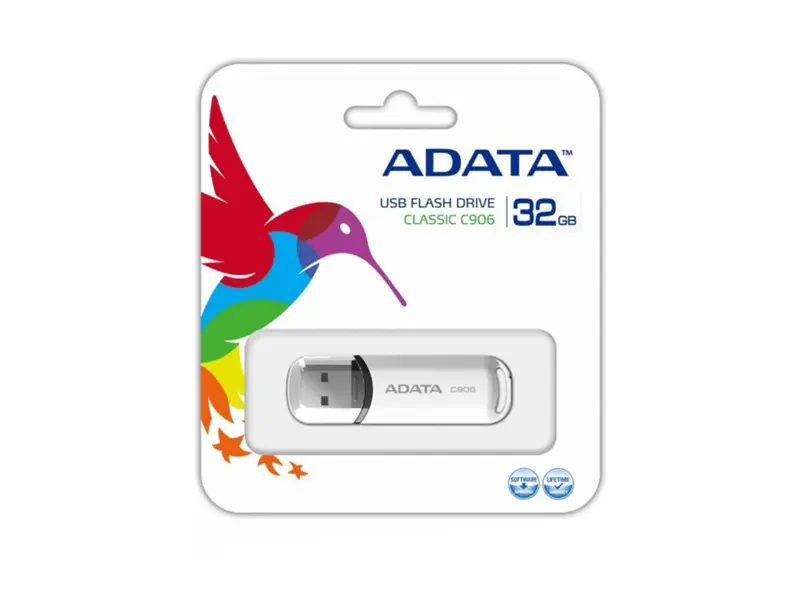 Memorie USB Adata AC906-32G-RWH | 32GB, Alb