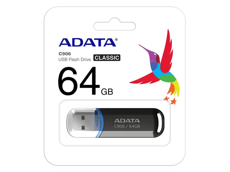 Memorie USB Adata AC906-64G-RBK | 32GB, Negru