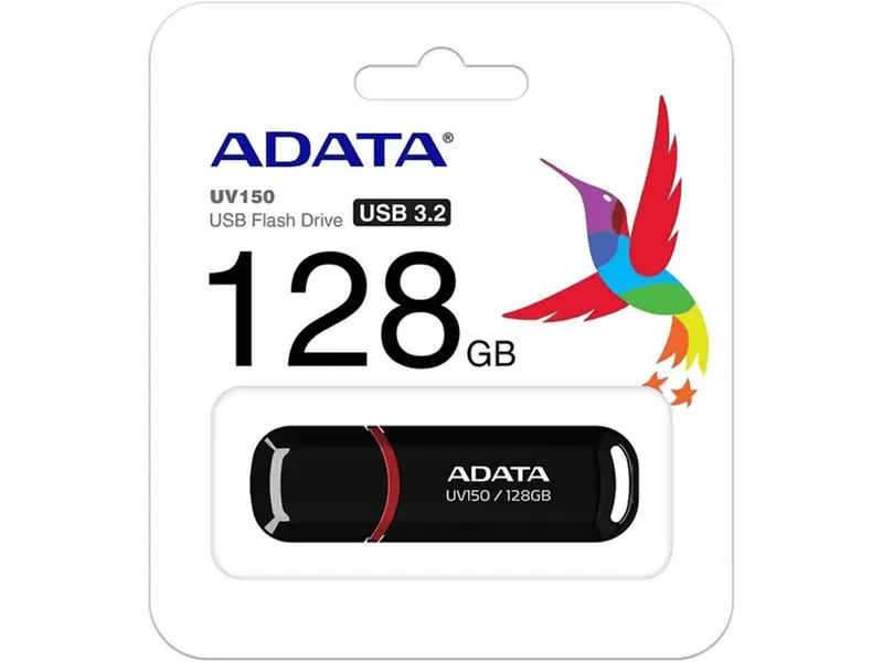 Memorie USB Adata AUV150-128G-RBK | 128GB, Negru