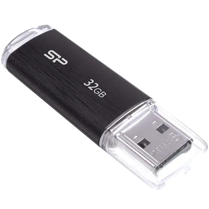 Memorie USB Silicon power SP032GBUF2U02V1K | 32GB, Negru