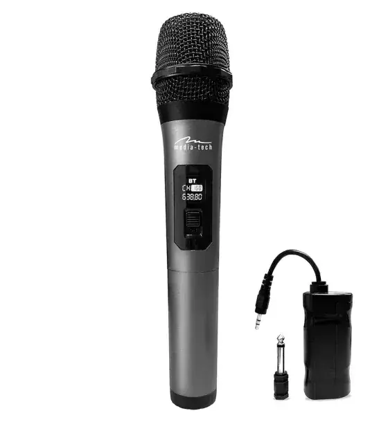 Microfon Media-Tech MT398 | Wireless, Negru