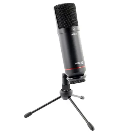 Microfon USB Plugger Studio MUSB 20 | Streaming, Podcast, Cardioid, Plug&Play, Trepied