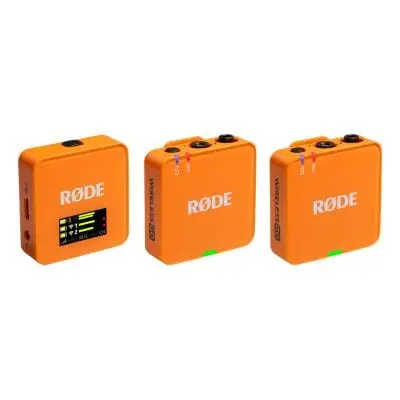 Microfon Wireless Rode Wireless GO III 166047 | Portocaliu, Dual Channel