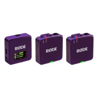 Microfon Wireless Røde Wireless GO III WIGOGEN3PUR | Dual Transmițător, Receiver, Mov