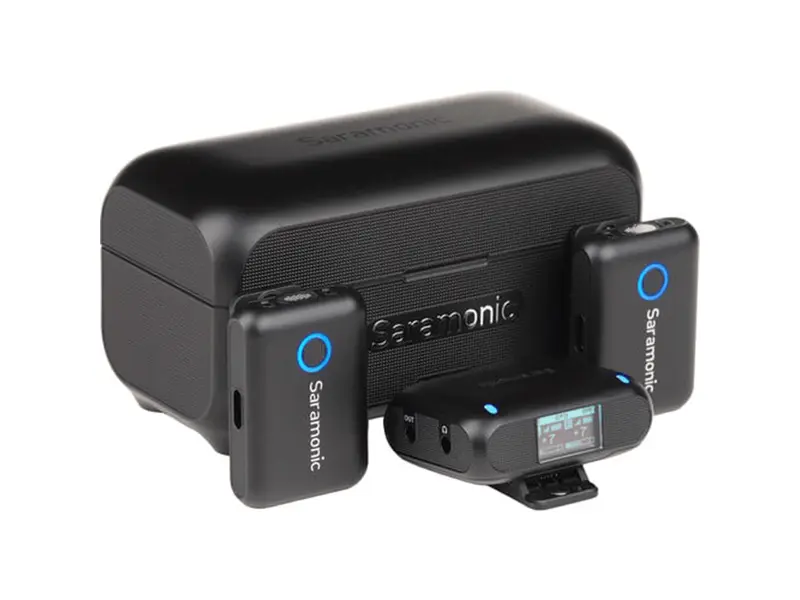 Microfon Wireless Saramonic Blink500 B2+ | 2TX+1RX, 2.4GHz, LED