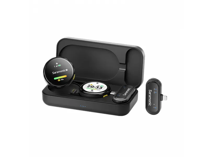 Microfon Wireless Saramonic BlinkMe U2 | Touchscreen, 2TX+1RX, 3000mAh