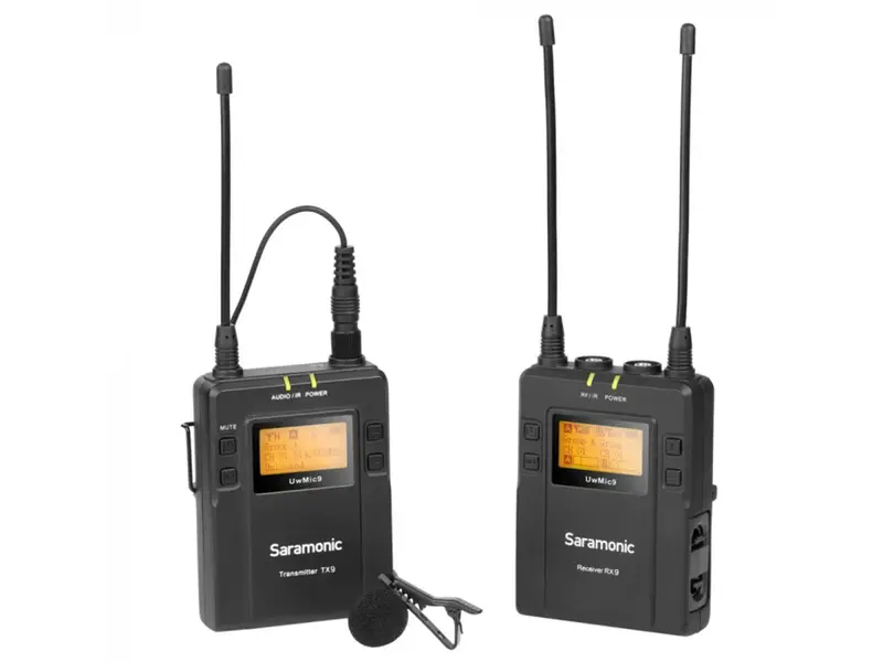 Microfon Wireless Saramonic UwMic9 Kit1 | 1TX+1RX, UHF, 100m