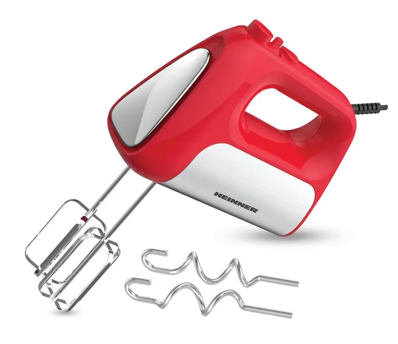 Mixer De Mana Heinner HM-DC500RD | 500W, 5 Viteze, Rosu