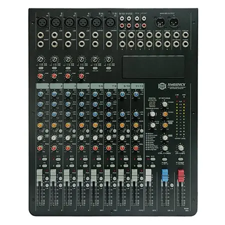 Mixer Lechpol TC-XMG124CX | 12 Canale, Phantom 48V, 24bit DSP