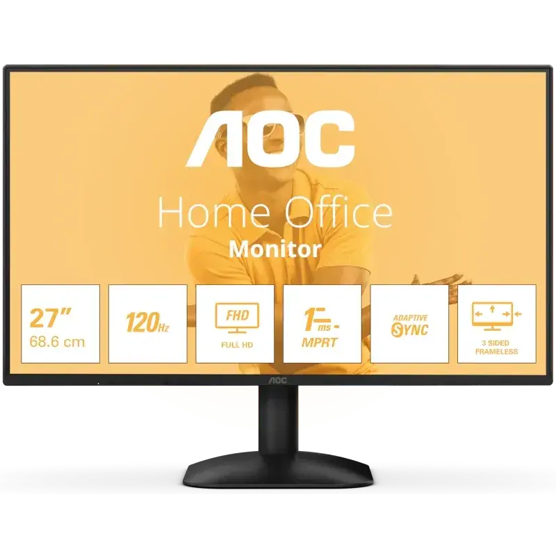 Monitor AOC 27B31H | 27", IPS, Full HD, 120Hz, Negru