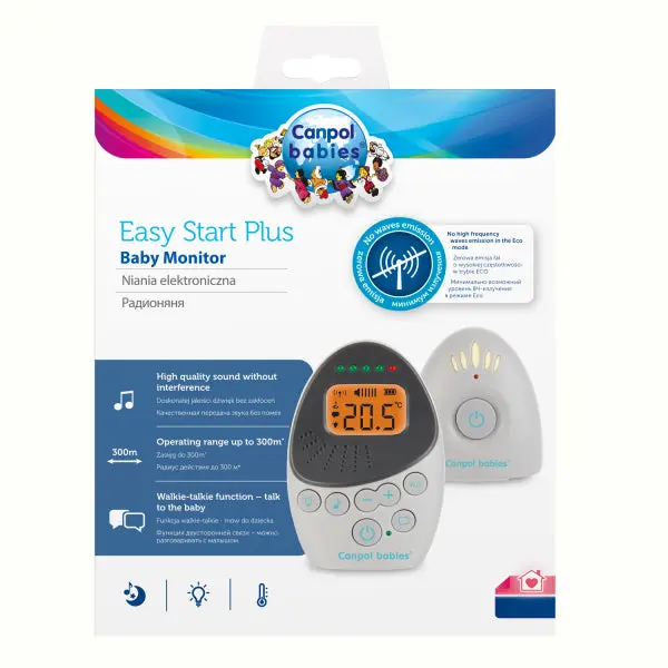 Monitor audio pentru bebeluși Canpol babies EasyStart Plus, 77/101