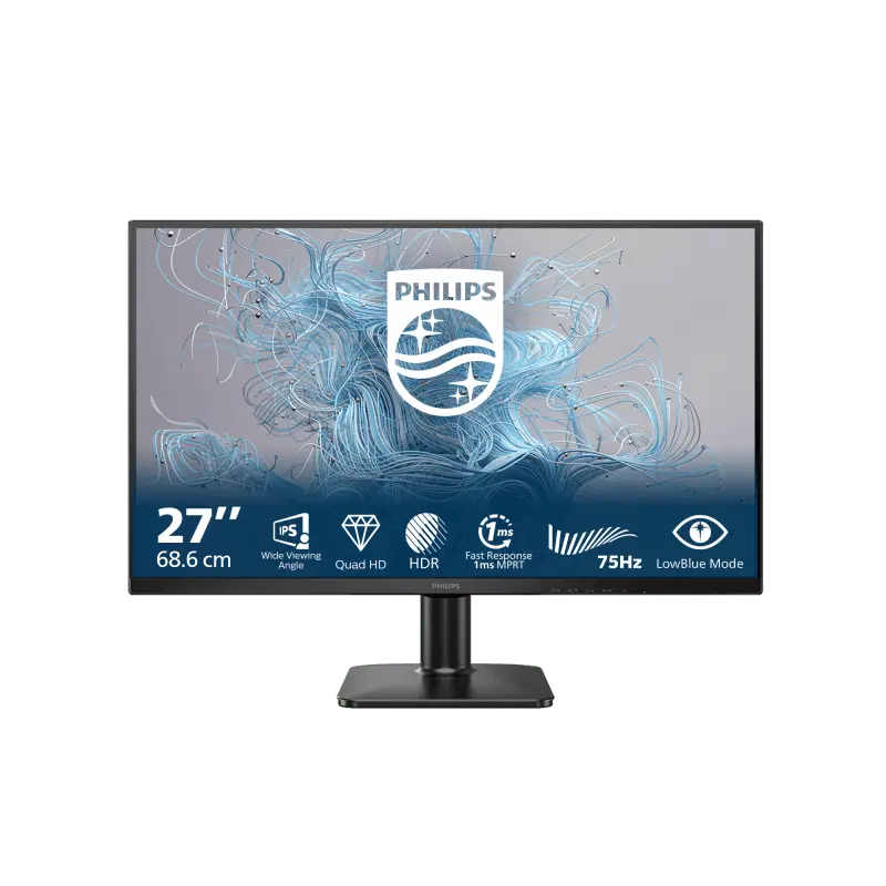 Monitor Philips 27E2N1500L/00 | 27", IPS, 2560x1440, 75Hz