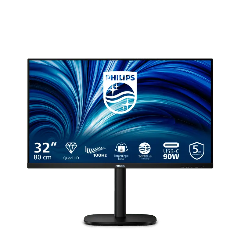 Monitor Philips 32B2U3601/00 | 31.5", IPS, 2560x1440, 100Hz