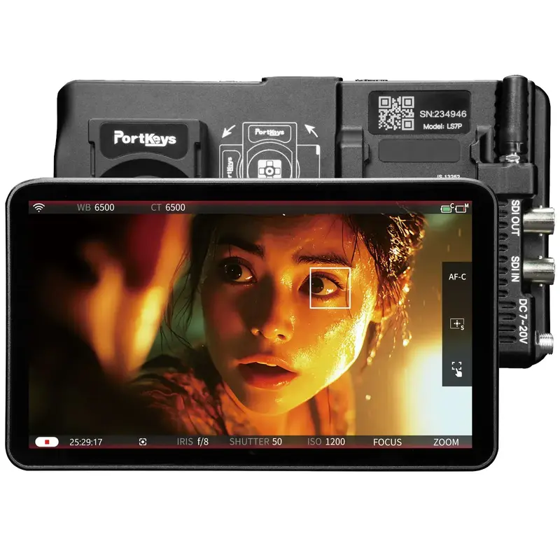 Monitor Portabil Portkeys LS7P | 7", 3G-SDI/4K HDMI, Control Wireless