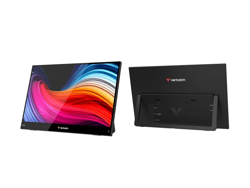Monitor portabil Verbatim 14" | FHD 1920x1080, IPS, USB-C, mini HDMI