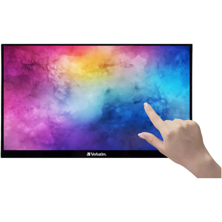 Monitor Portabil Verbatim 32088 | 14", IPS, Full HD, 60Hz, Negru