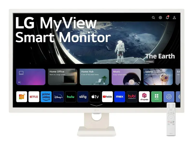 Monitor Smart LG 32SR50F-W | 32", IPS, Full HD, 60Hz, Alb