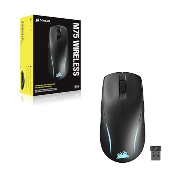 Mouse Gaming Corsair M75 Wireless RGB | Lightweight, Negru