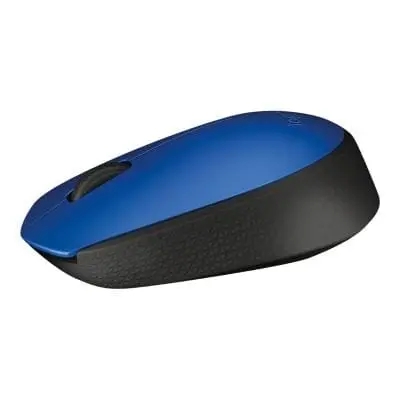 Mouse Logitech M171 910-004640 | Wireless, Albastru, Ambidextru, Receptor USB
