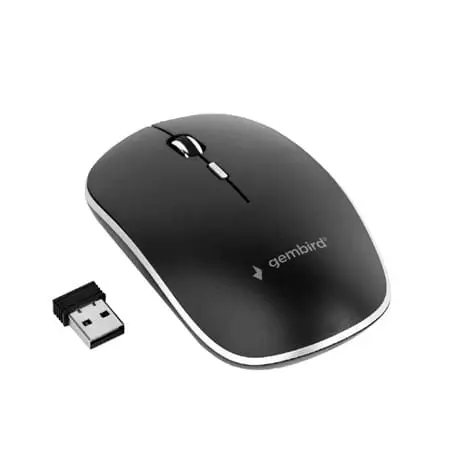 Mouse Wireless Gembird MUSW-4B-01 | 1600 DPI, Negru