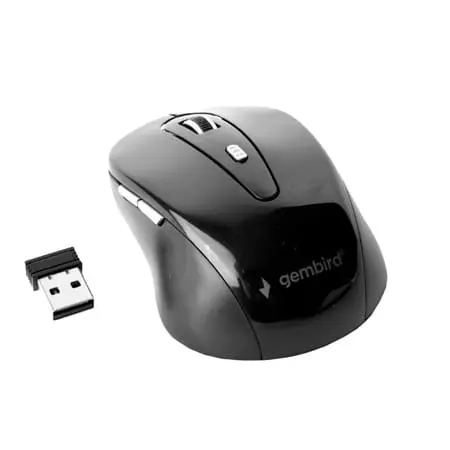 Mouse Wireless Gembird MUSW-6B-01 | 1600 DPI, Negru