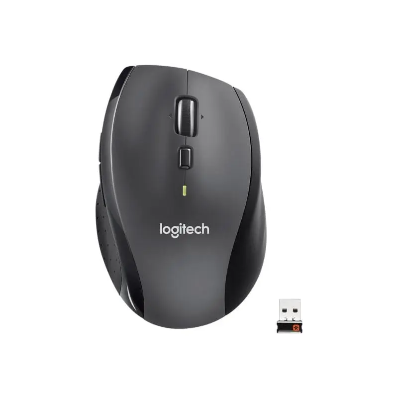 Mouse Wireless Logitech Marathon M705 | Negru, Ergonomic, Baterie 3 Ani