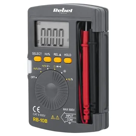 Multimetru Buzunar Rebel RB-10B | Digital, Compact, Portabil