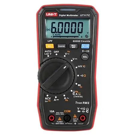 Multimetru Digital UNI-T UT117C | NCV, True RMS, 6000 Counts