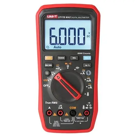 Multimetru Digital UNI-T UT17B MAX | Afisaj LCD, True RMS, NCV, Auto Range