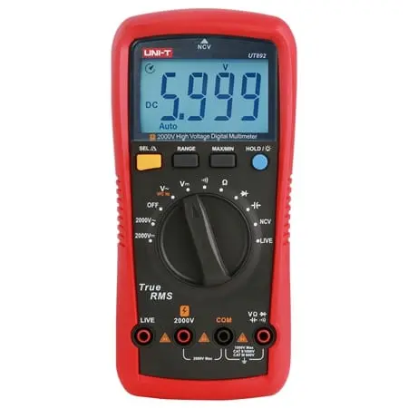 Multimetru Digital UNI-T UT892 MIE0469 | True RMS, 10A, 1000V, AC/DC