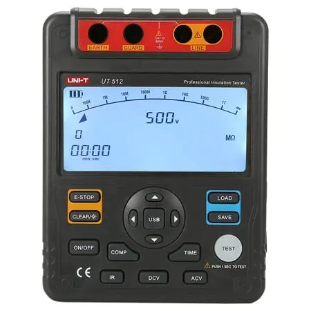 Multimetru UNI-T UT512 MIE0131 | Testare Rezistenta Izolatie, 5000V