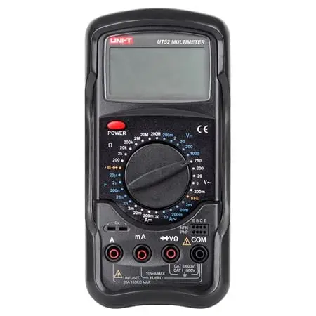 Multimetru UNI-T UT52 | Digital, Afisaj LCD, Testare Continuitate