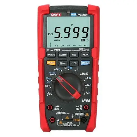 Multimetru Universal Uni-T UT195DS PRO MIE0297 | TRMS, IP65, Bluetooth