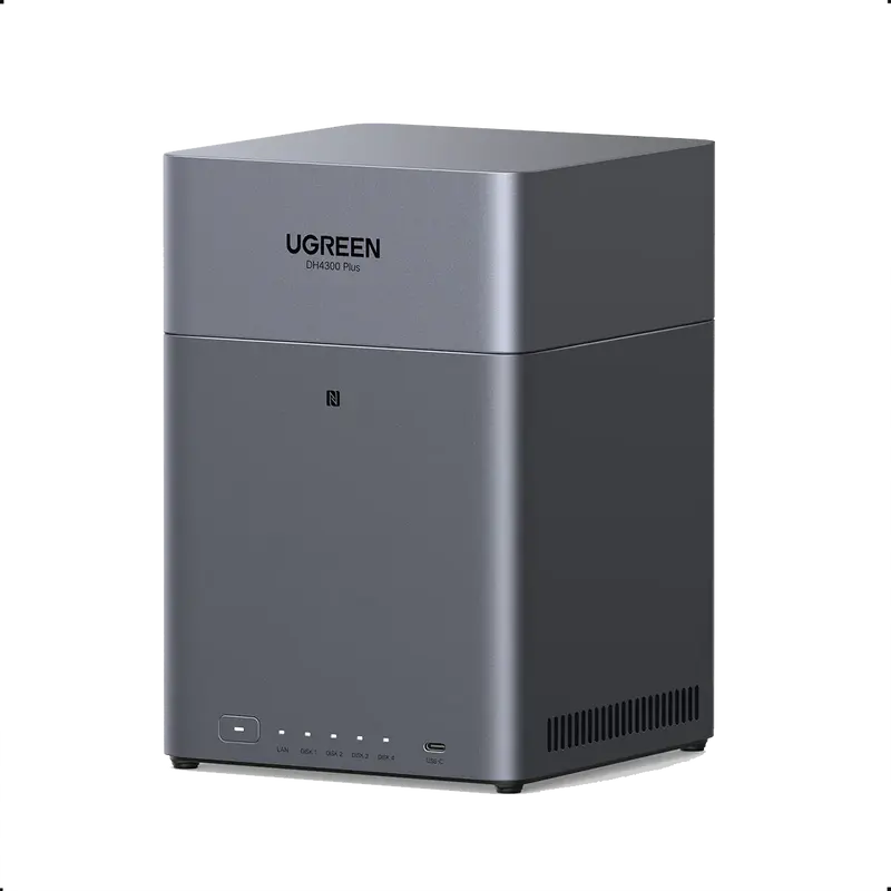 NAS Ugreen DH4300 Plus | 4-Bay, 8-Core CPU, 8GB RAM, 2.5GbE, HDMI 4K