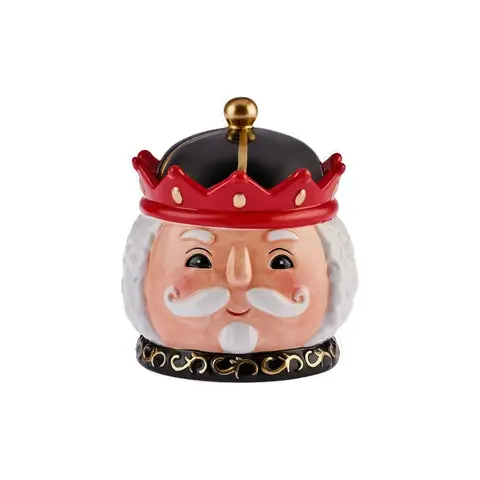 Nutcracker, Cutie de Depozitare, 12cm, Negru