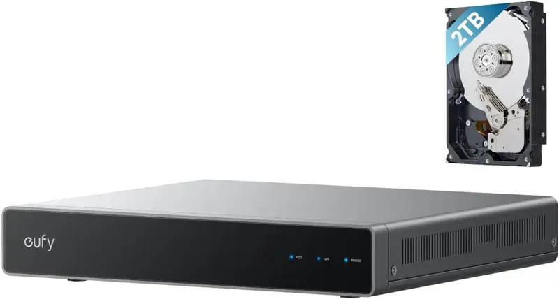 NVR Eufy S4 T8N00341 | 8 Canale, 2TB, AI, PoE