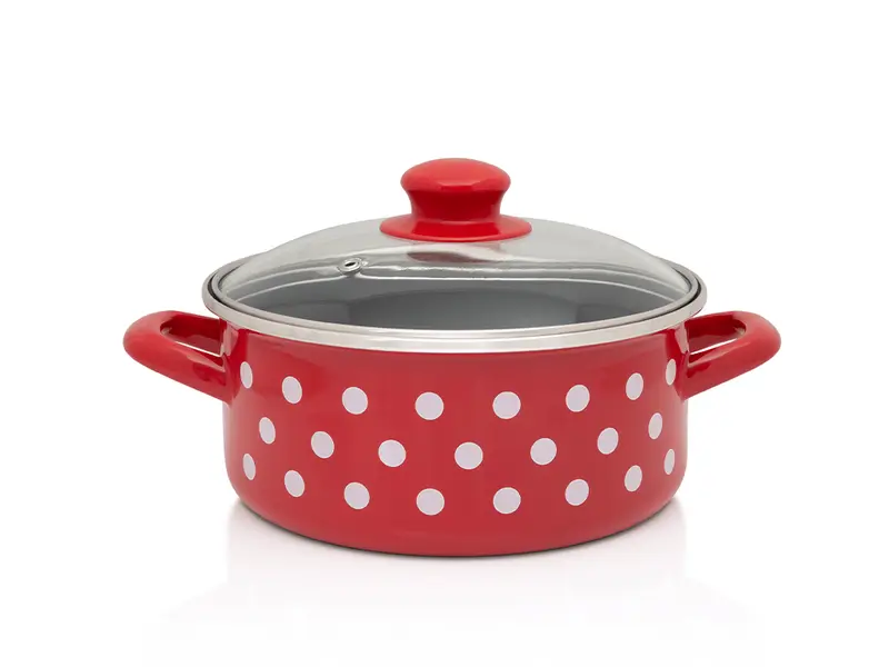 Oala Metalac '368840 | 2.2L, 18cm, Rosu