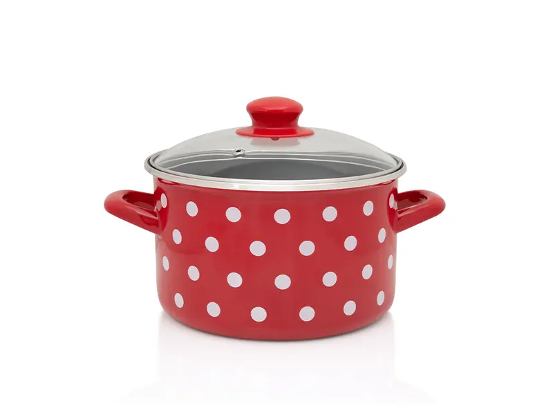Oala Metalac '368929 | 6.75L, 24cm, Rosu