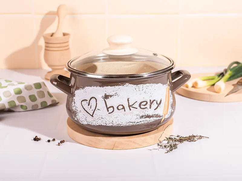 Oala Metalac '386944 | 2.2L, 16cm, Maro