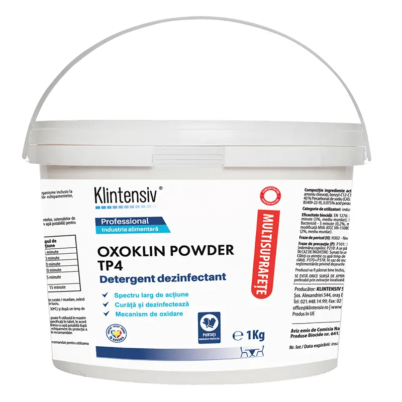 Oxoklin® Powder dezinfectant de nivel înalt TP4