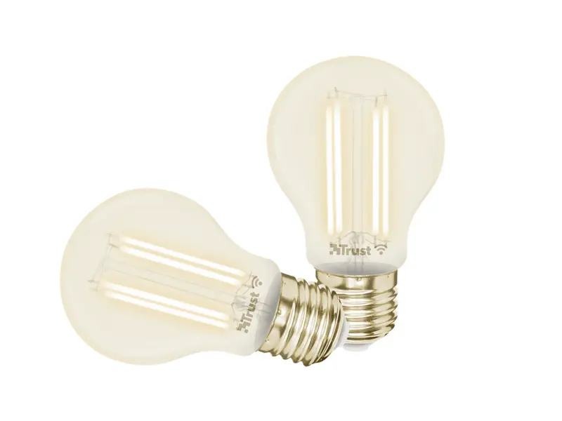 Pachet Becuri Trust 71300 | 2x LED Filament WiFi, E27, 470lm, A+