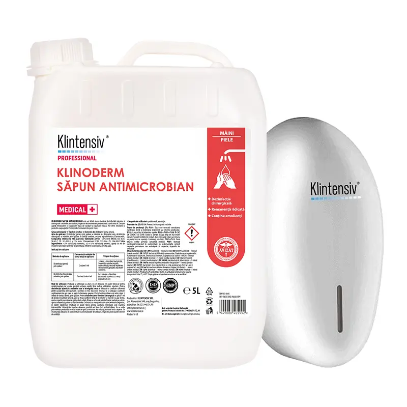Pachet Promoțional KLINODERM soap Klintensiv 5l + Dozator