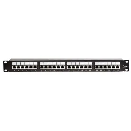 Patch Panel Emtex KOM-EMT6 | 24 Porturi, UTP Cat 5E, Krone+110