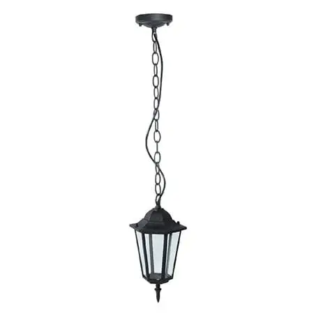 Pendul Exterior V-Tac SKU-7072 | E27, IP44, Negru Mat