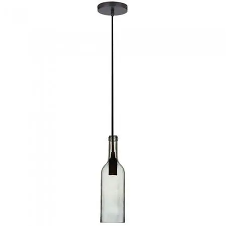 Pendul Tavan V-Tac SKU-3771 | Model Sticla Vin, Transparent