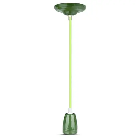 Pendul Tavan V-Tac SKU-3805 | Portelan, E27, Verde