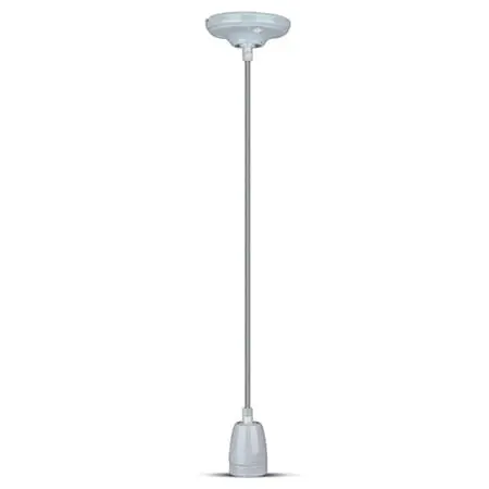 Pendul Tavan V-Tac SKU-3808 | Portelan, Soclu E27, Gri