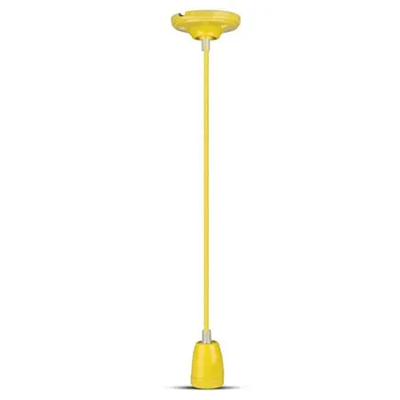Pendul Tavan V-Tac SKU-3809 | Portelan, Soclu E27, Galben